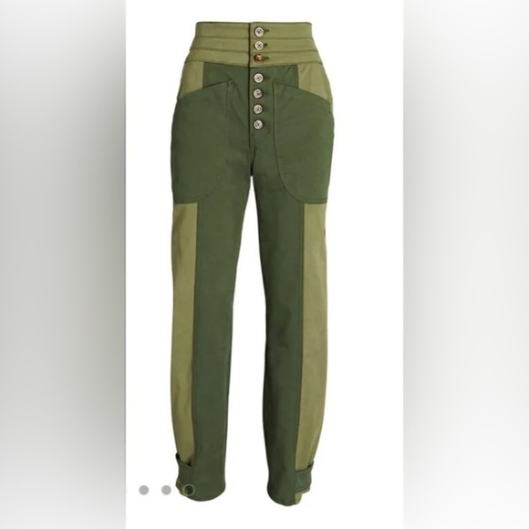 Veronica Beard Marley High-Rise Straight Two-Toned Convertible Leg Jeans 26 - Picture 2 of 11